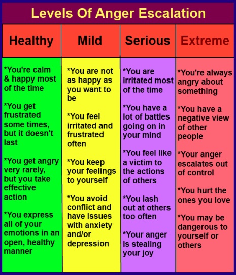 Anger Management Charts