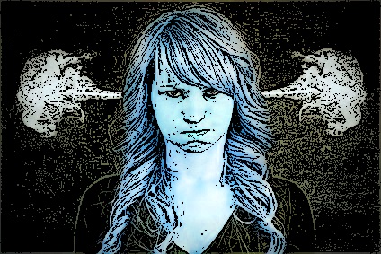 Girl With Bad Temper teen temper tantrum