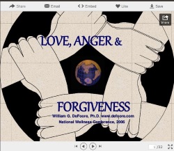 Anger and Forgiveness