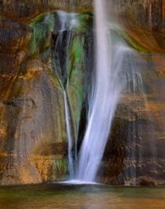 calming waterfall