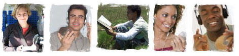 happy readers and listeners