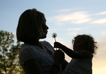 mother and daughter